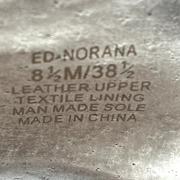 Ellen Degeneres Shoes Womens 8.5 Norana Black Leather Lined Cushioned - Picture 11 of 12